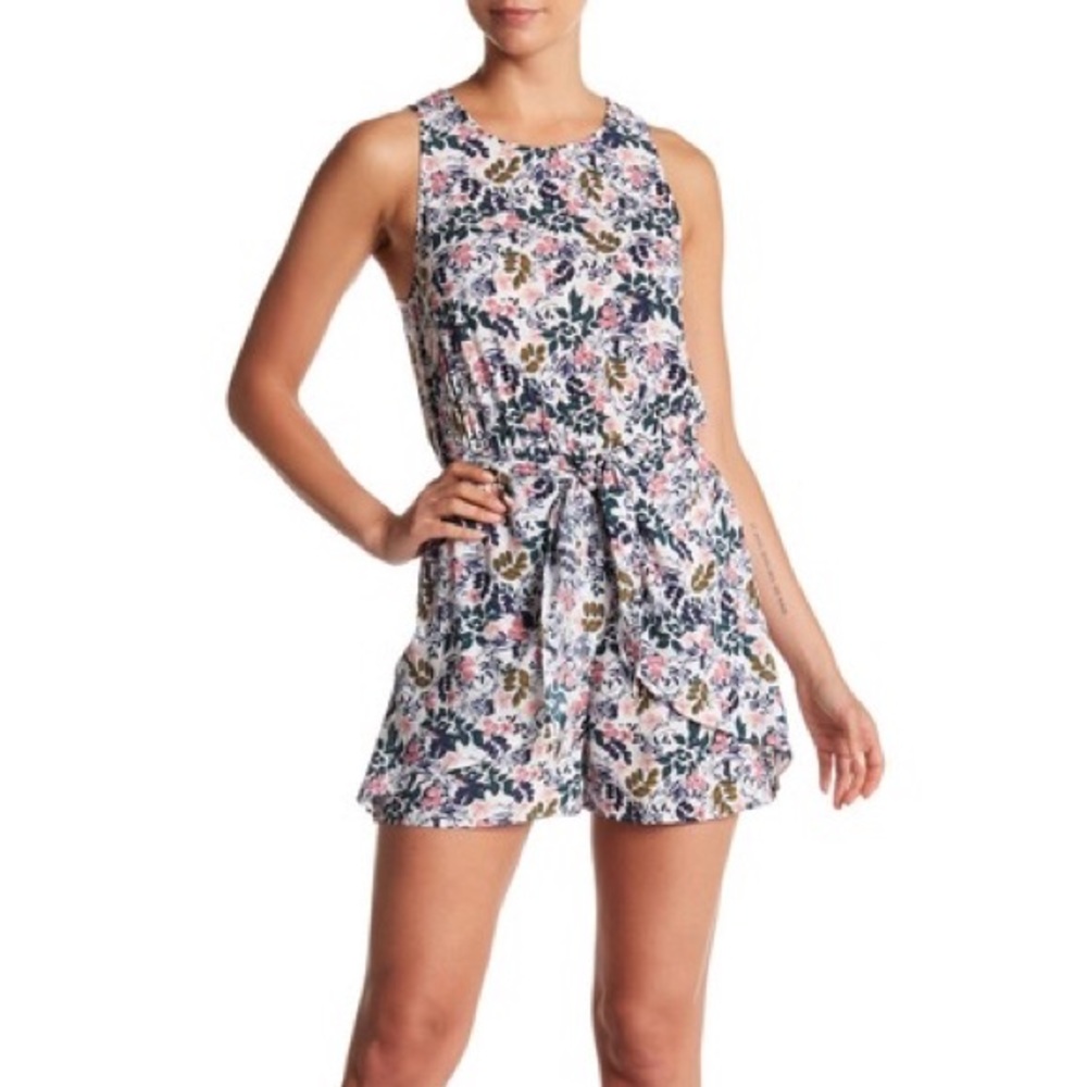 BCBG Front Tie Romper